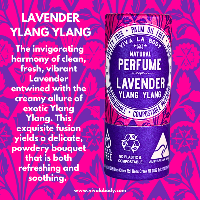 Scent Card Natural Perfume Lavender Ylang Ylang