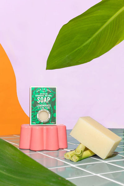 Lemongrasss Ylang Ylang Natural Soap 135gm - Viva La Body
