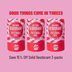 Magnesium-Enriched Natural Deodorant - Patchouli Rose (80gm)