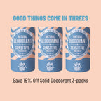 Magnesium-Enriched Natural Deodorant - Sensitive Unscented (80gm)