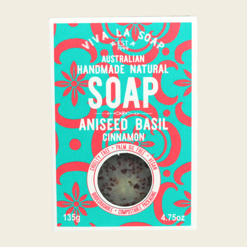 Aniseed Basil Cinnamon Natural Soap 135gm