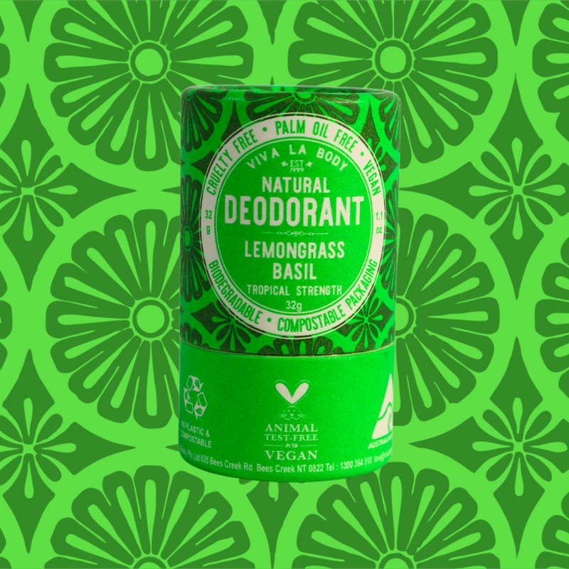 Petite Natural Deodorant Lemongrass & Basil 32gm