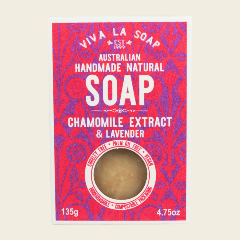 Chamomile Extract Lavender Natural Soap 135gm