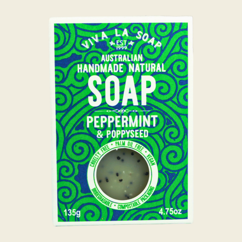 Peppermint Poppyseed Natural Soap 135gm