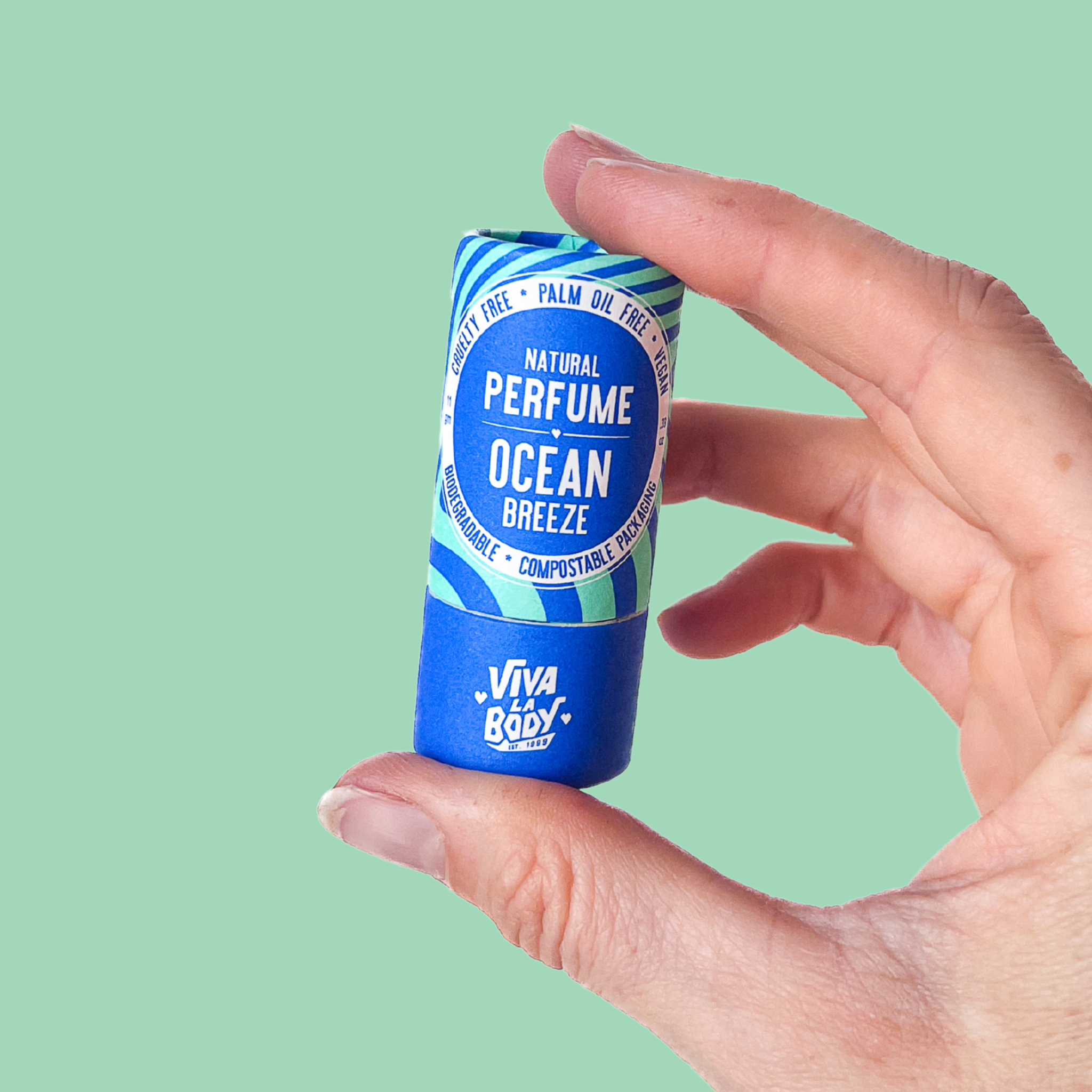 Scent Card Natural Perfume Ocean Breeze