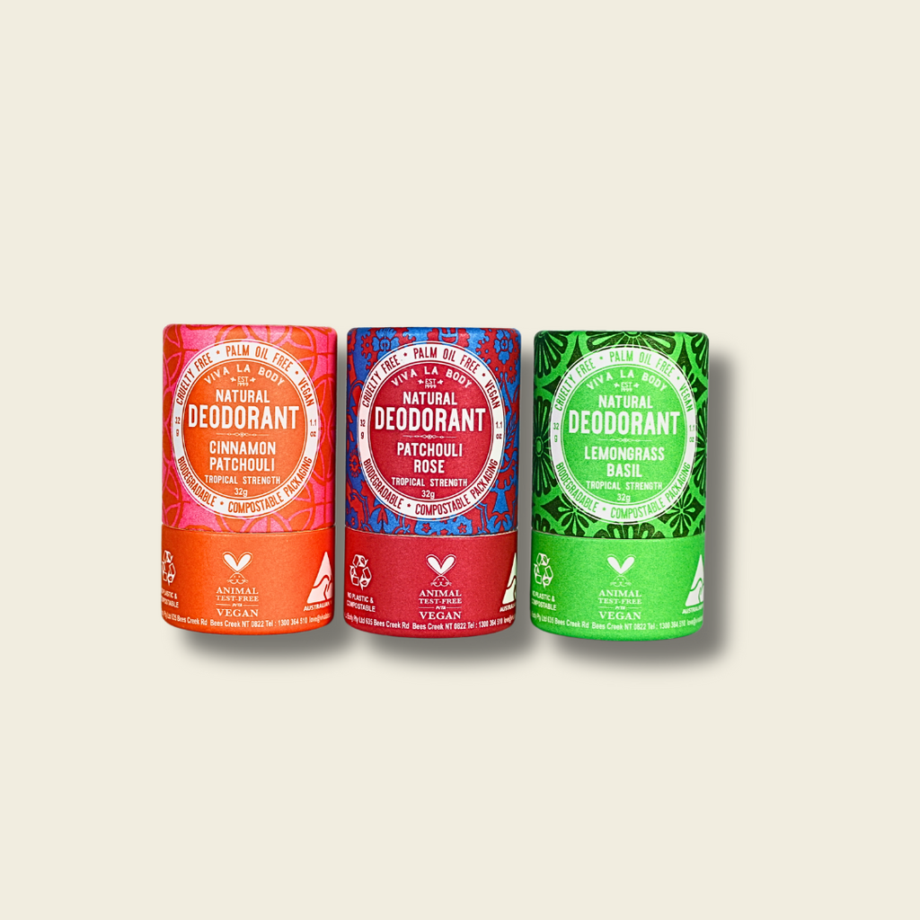 SALE: Natural Deo Trio Pack Tropical Fresh