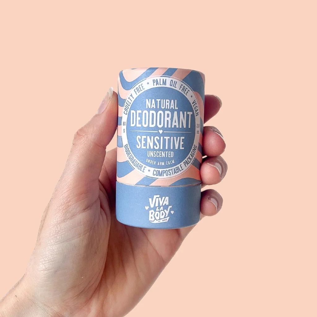 Magnesium-Enriched Natural Deodorant - Sensitive Unscented (80gm)