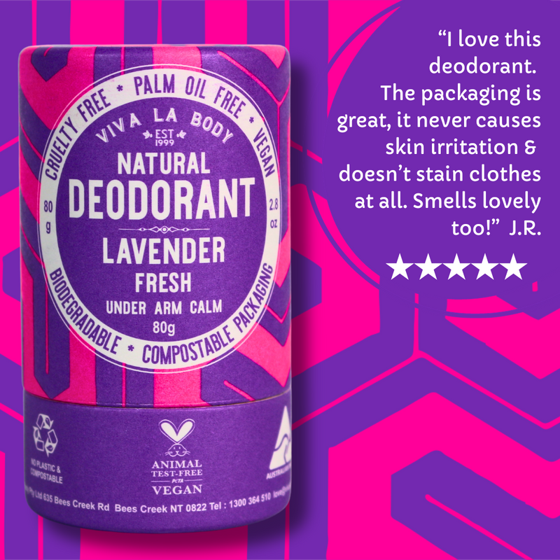 Natural Deodorant Lavender Fresh 80gm