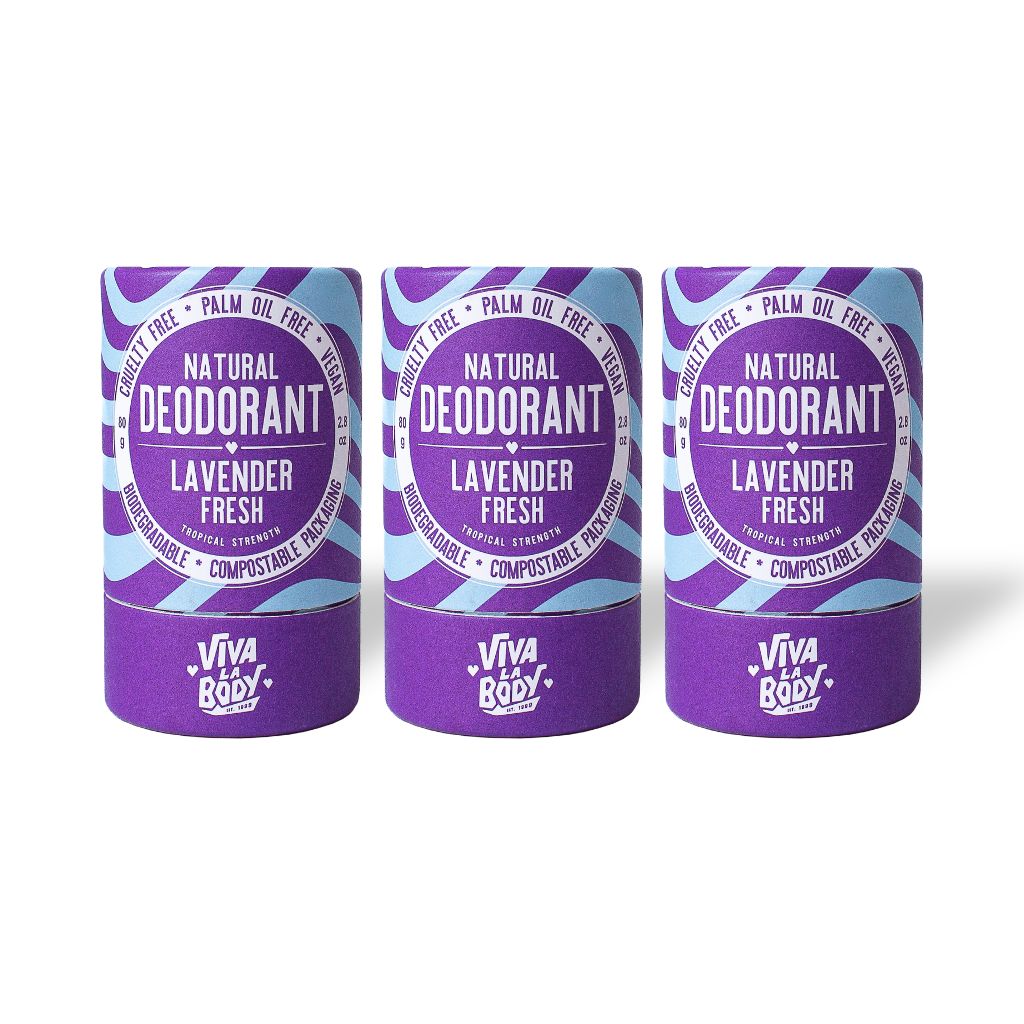 Magnesium-Enriched Natural Deodorant - Lavender Fresh (80gm)