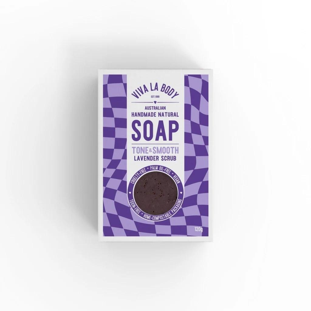 Lucky 7 Natural Soap - Tone & Smooth Lavender Scrub