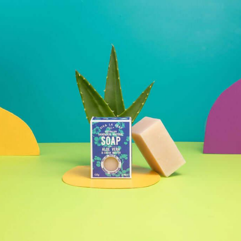 Viva-La-Body-Australia-Natural-Handmade-Soap-Aloe-Vera-And-Cocoa-Butter-Styled