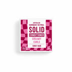 Box of Australian handmade natural solid conditioner for curly hair on a white background