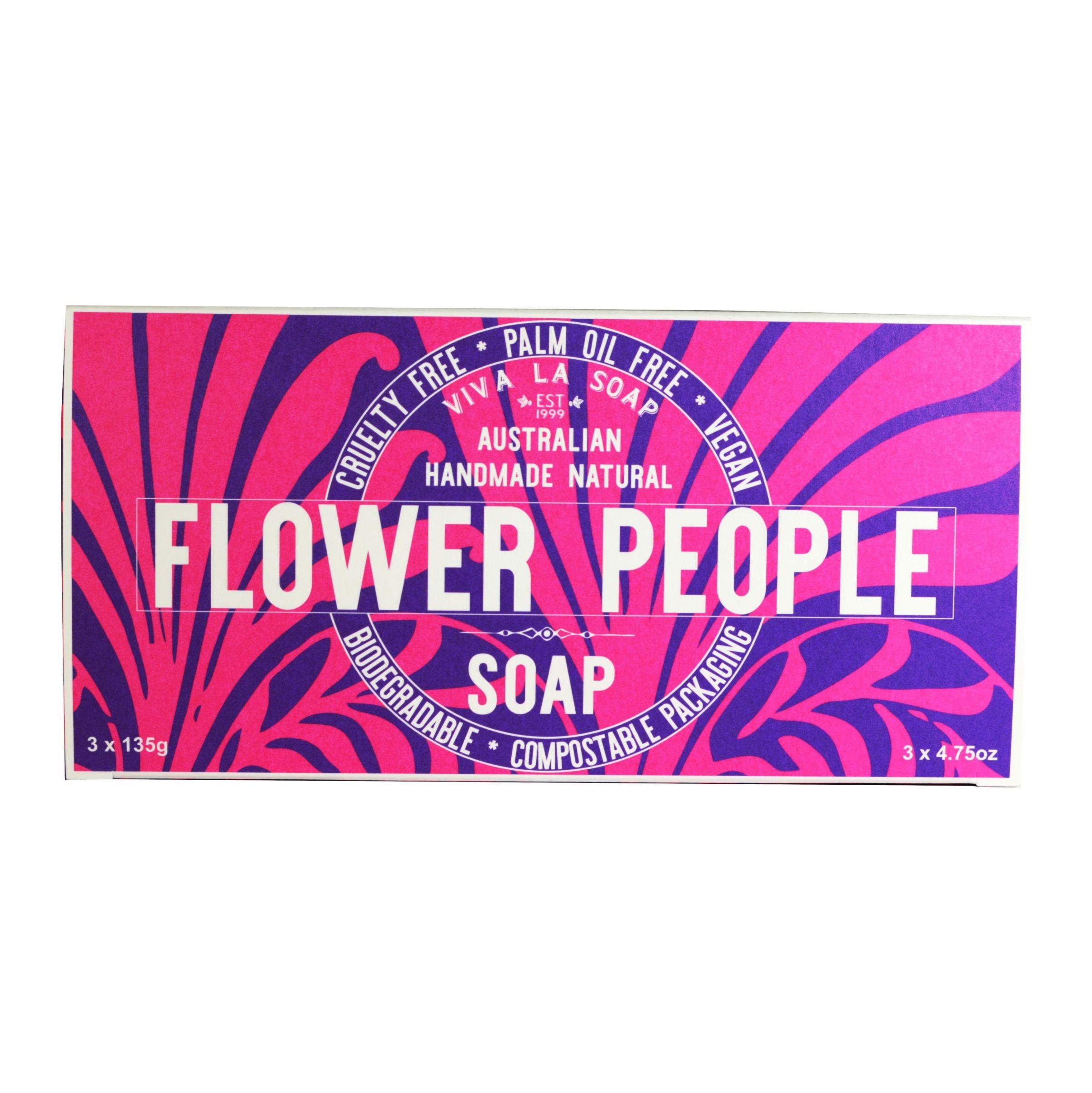 Flower People Natural Soap Gift Box Standard Size - Viva La Body