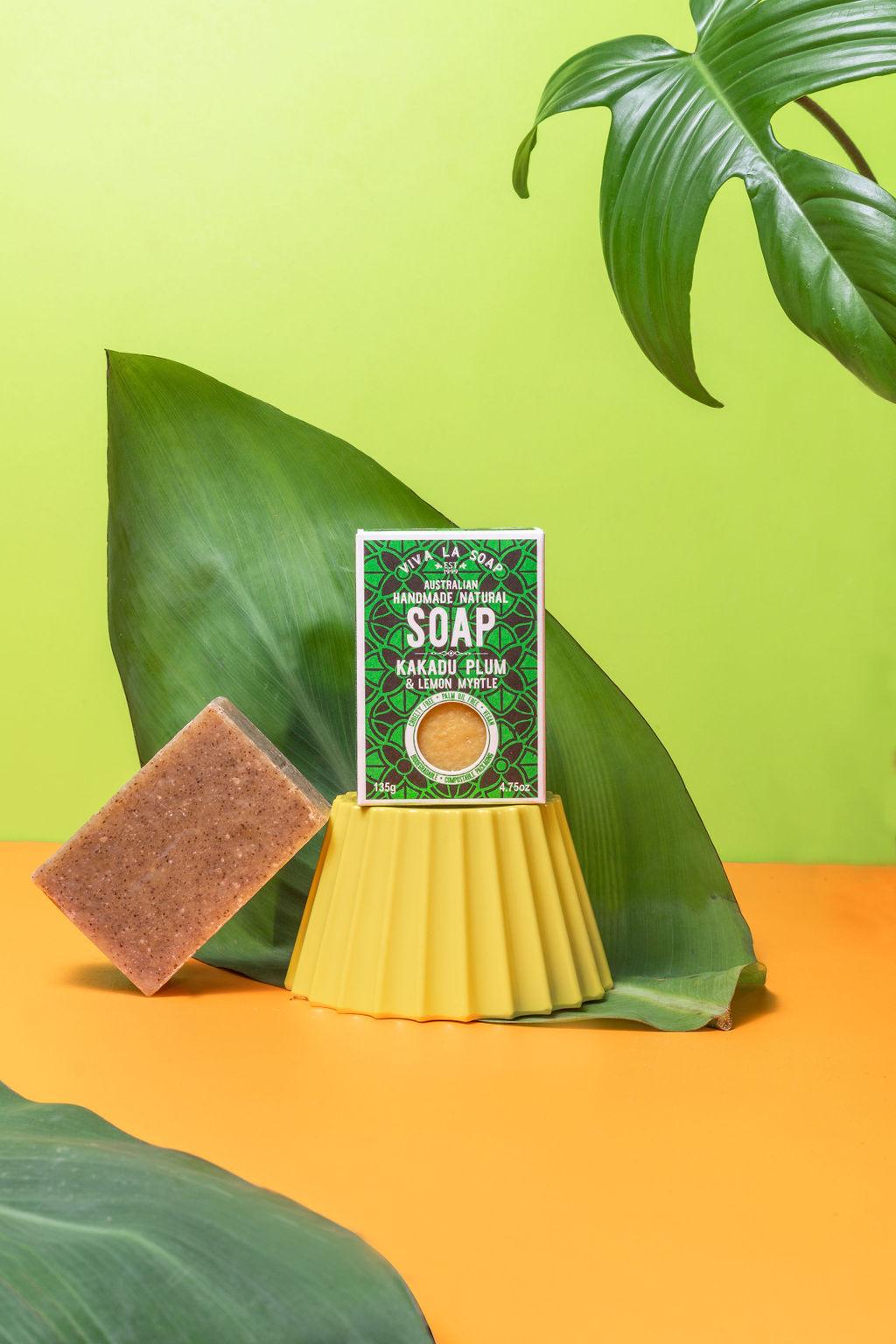 Kakadu Plum Lemon Myrtle Natural Soap 135gm - Viva La Body