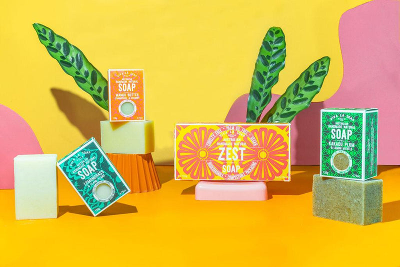 Zest Natural Soap Gift Box Standard Bars - Viva La Body
